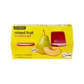 No Name Mixed Fruit in Cherry Gel Dessert Bowls - 4x123.0 g | Real