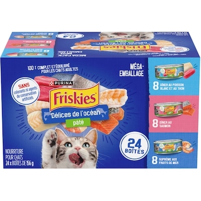 Purina Friskies Pâté Ocean Delights Variety Pack, Wet Cat Food