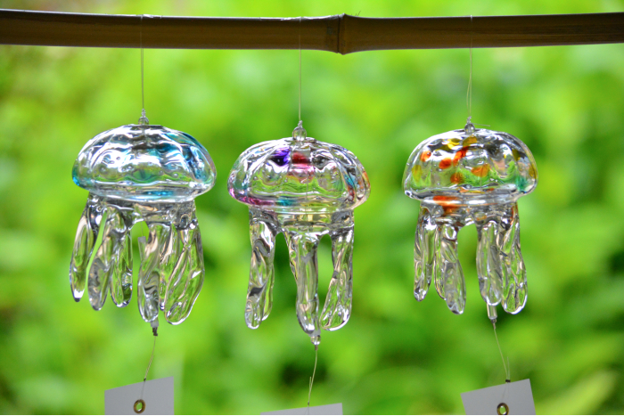 京都水族館】過去最多、24種170個のクラゲ風鈴が夏を飾る 夏限定