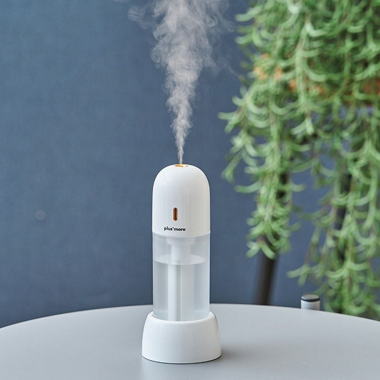PBAHF006 plusmore(プラスモア) 充電式3WAYポータブル加湿器スタンド付