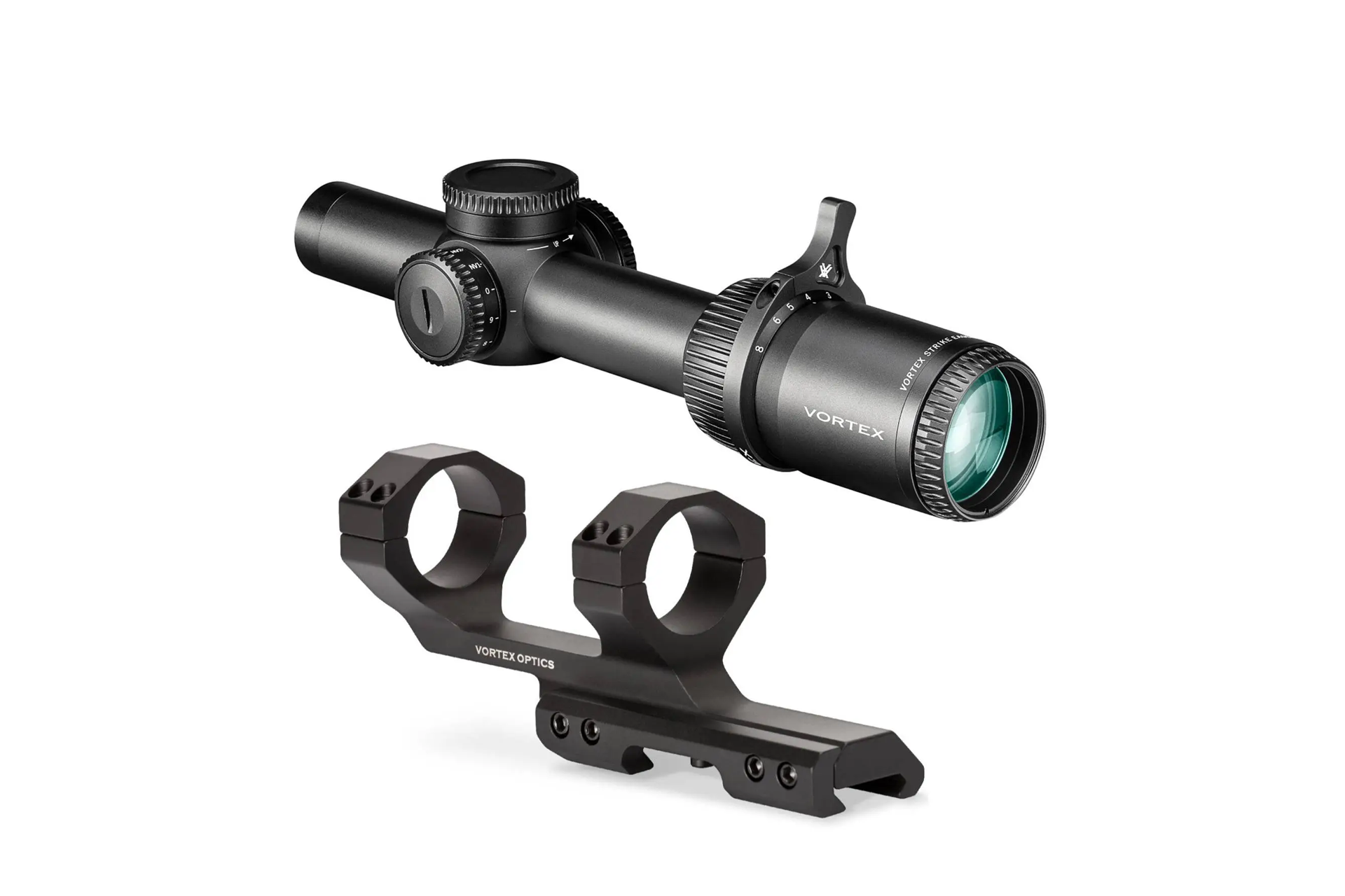 Vortex Strike Eagle 1-8x24mm FFP EBR-8 MOA LPVO w/ Cantilever 2