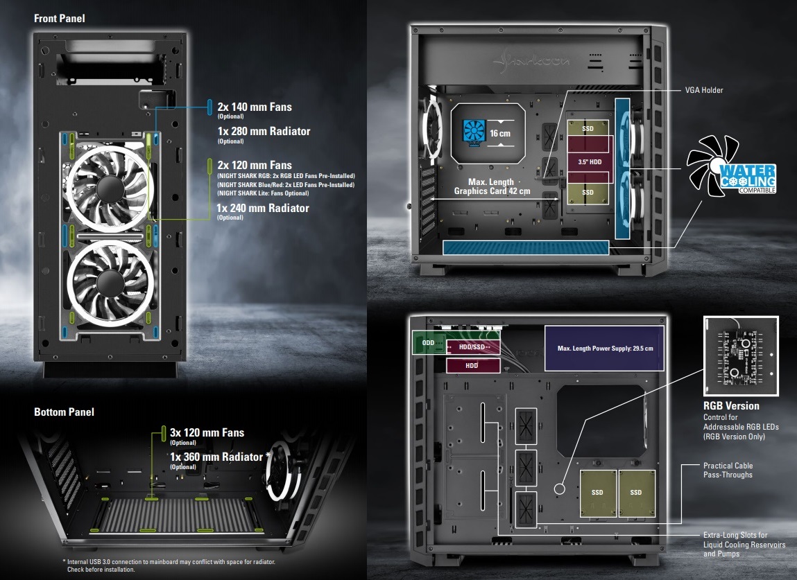 NIGHT SHARK - 欲しいPC DIYパーツを世界から－株式会社ディラック