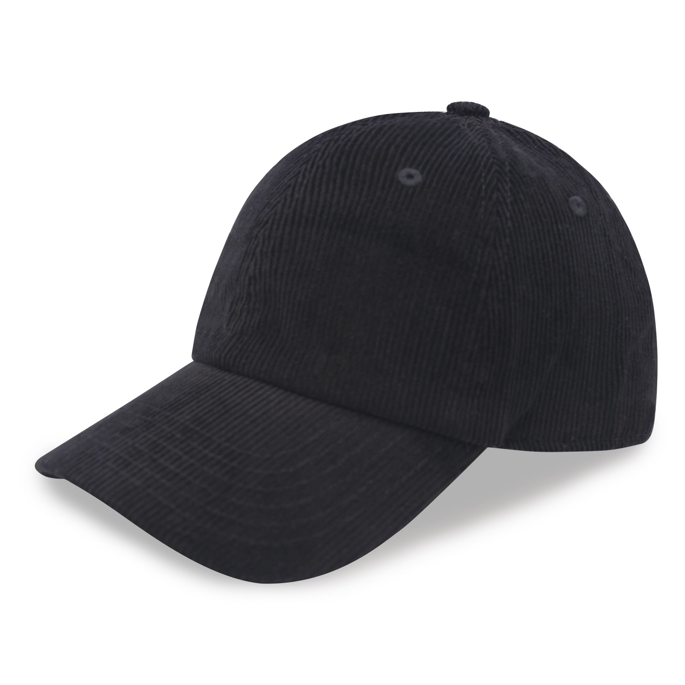 6 Panel Hybrid Corduroy Relaxed Golf Hat Dad Cap(6647)