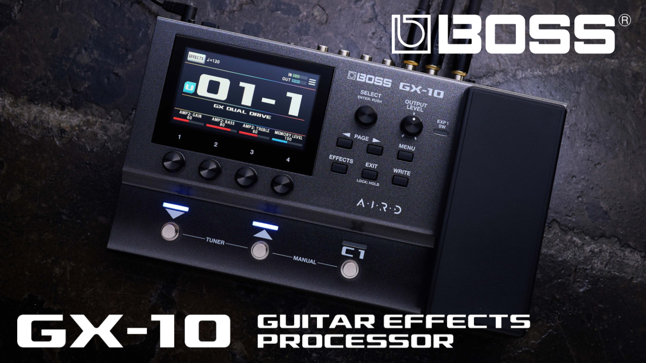 BOSS ギタリストの理想を実現したマルチエフェクターが発売！