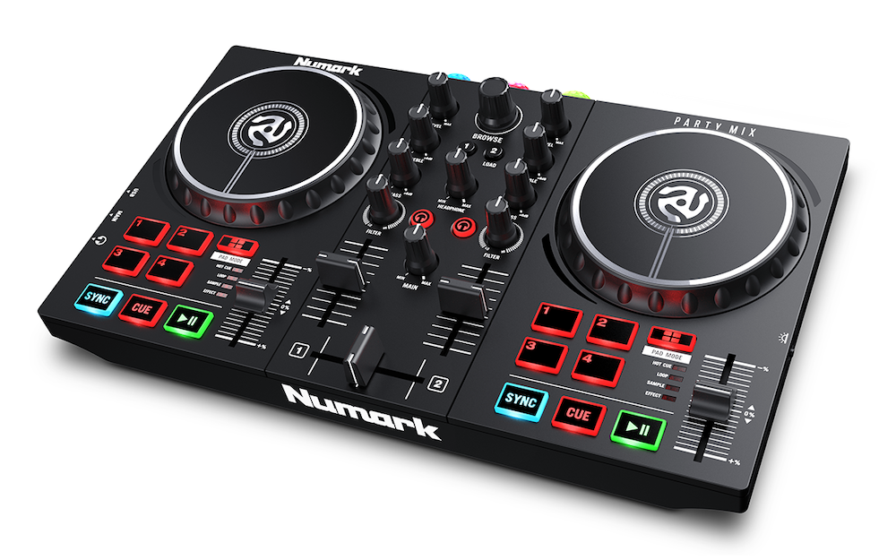 Numark「Party Mix II」「Party Mix Live」DJコントローラーを発売
