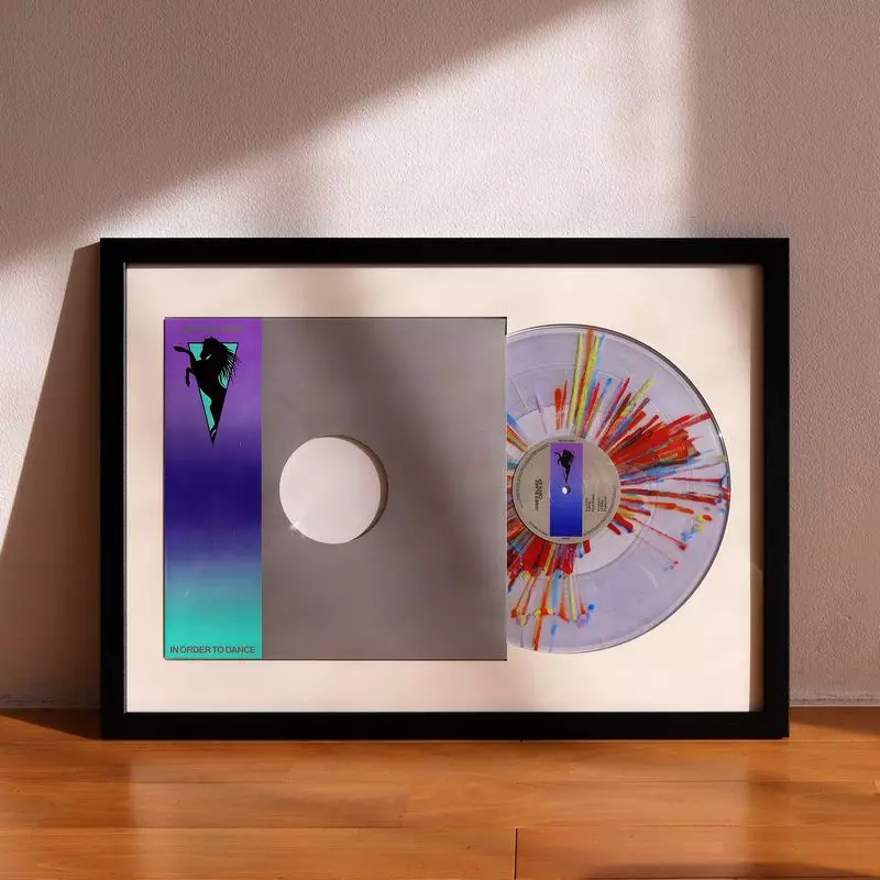 レコードフレーム combi(コンビ) LPサイズ ブラック UVカット/フレーム