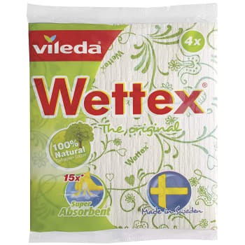 Wettex Classic 4枚入り Wettex The Original White Swedish Dishcloth
