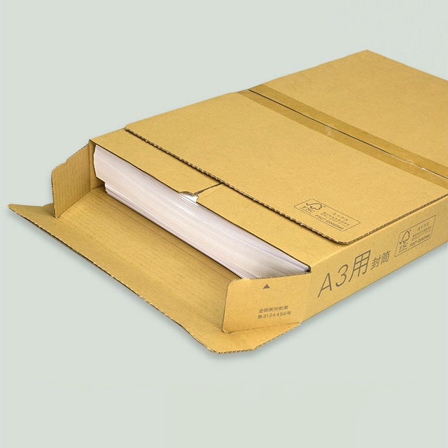 山櫻封筒 A3用 スミ貼 BSケントCoC 120 〒枠ナシ ☆: 和封筒・角形