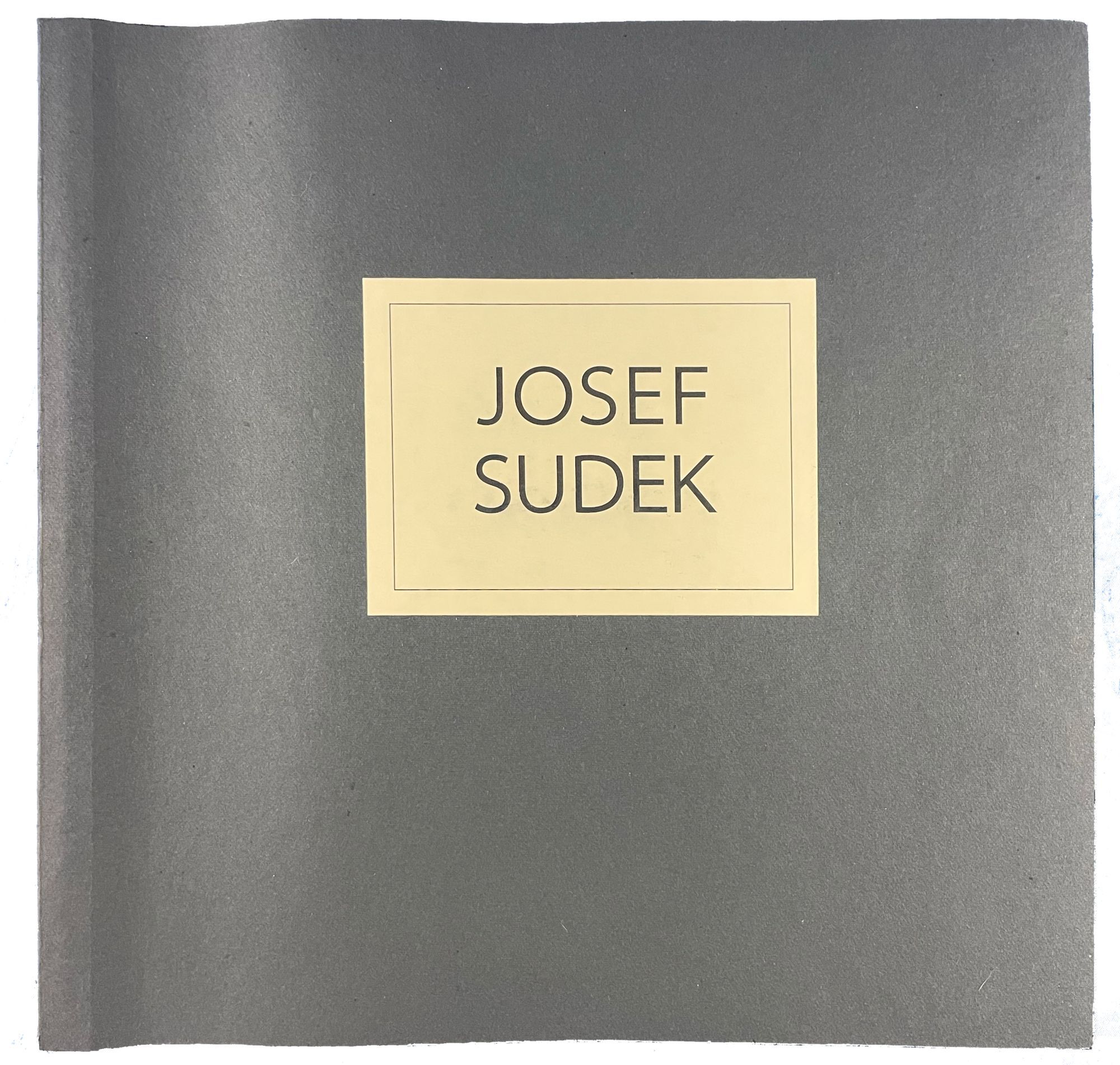 Josef Sudek signed, with an Original Photograph of Josef Sudek by