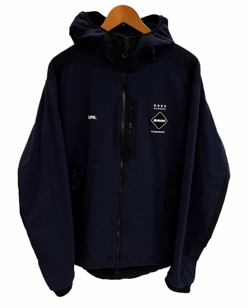 fcrb Bristol XL ブラックLYCRA HOODED BLOUSON F.C.Real Bristol