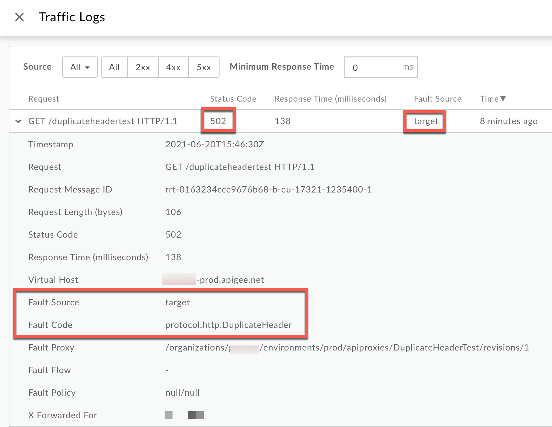 502 Bad Gateway - 重複ヘッダー | Apigee ドキュメント | Apigee Docs