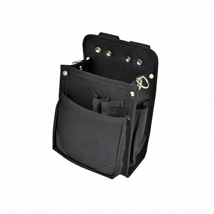 マルキン印 内側ポケット ナイロン腰袋 BⅡ 黒 コヅチ | 道具屋オンライン