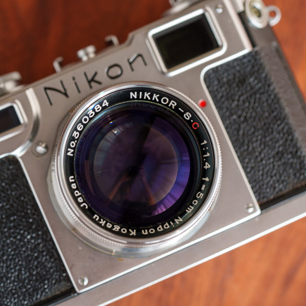 Nikon S2+Nikkor-S.C 50mm f/1.4 【OH済み】 – Doppietta-Tokyo