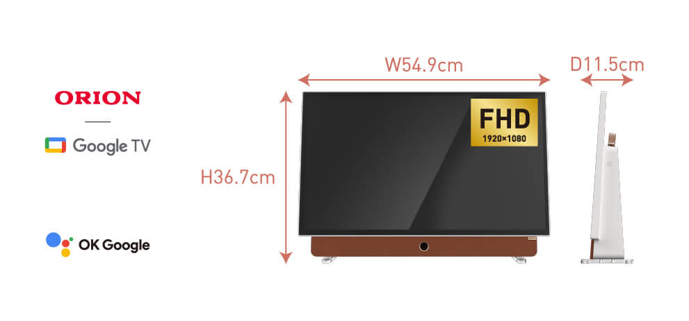 SMART TV -Tunerless- PDG Series 【公式】ORION（オリオン）日本思考
