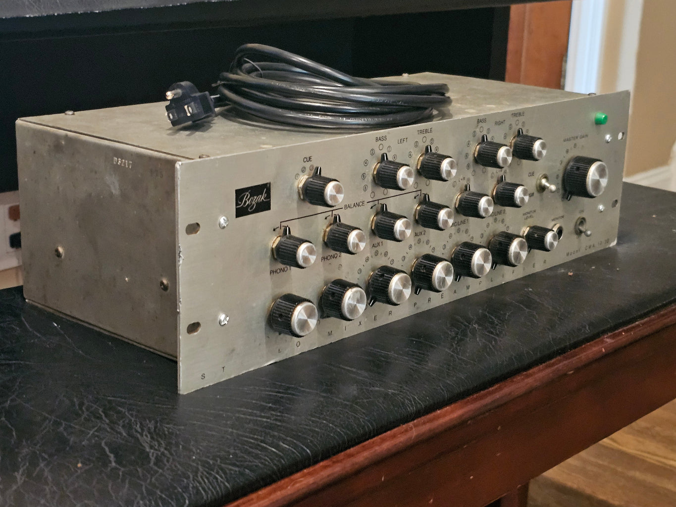 1974 Bozak 10-2D professional preamp/mixer – Doug's Tubes