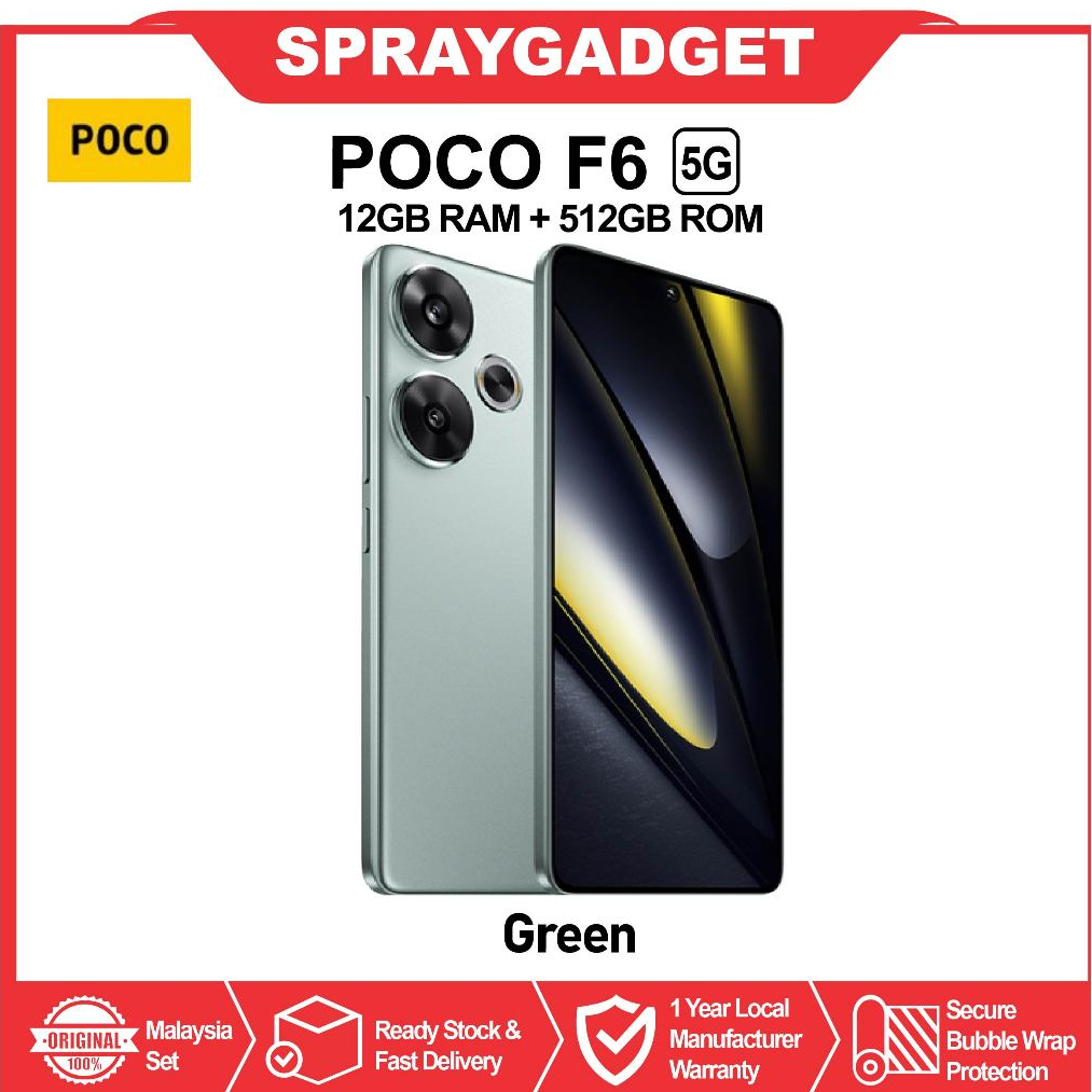POCO F6 Pro 5G/ POCO F6 (12+512GB l 16+1TB) 50MP camera system