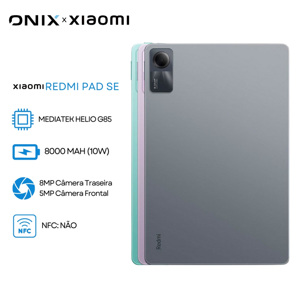 Tablet Redmi Pad SE 128GB/4GB RAM| Câmera 8MP , MediaTek Helio G85