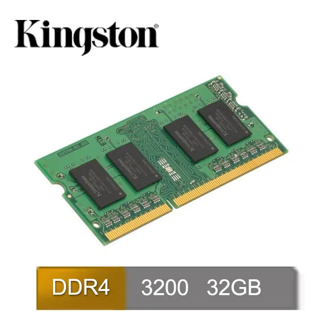 金士頓Kingston 16GB 32GB DDR4 3200 SODIMM 筆電LAPTOP KVR32S22