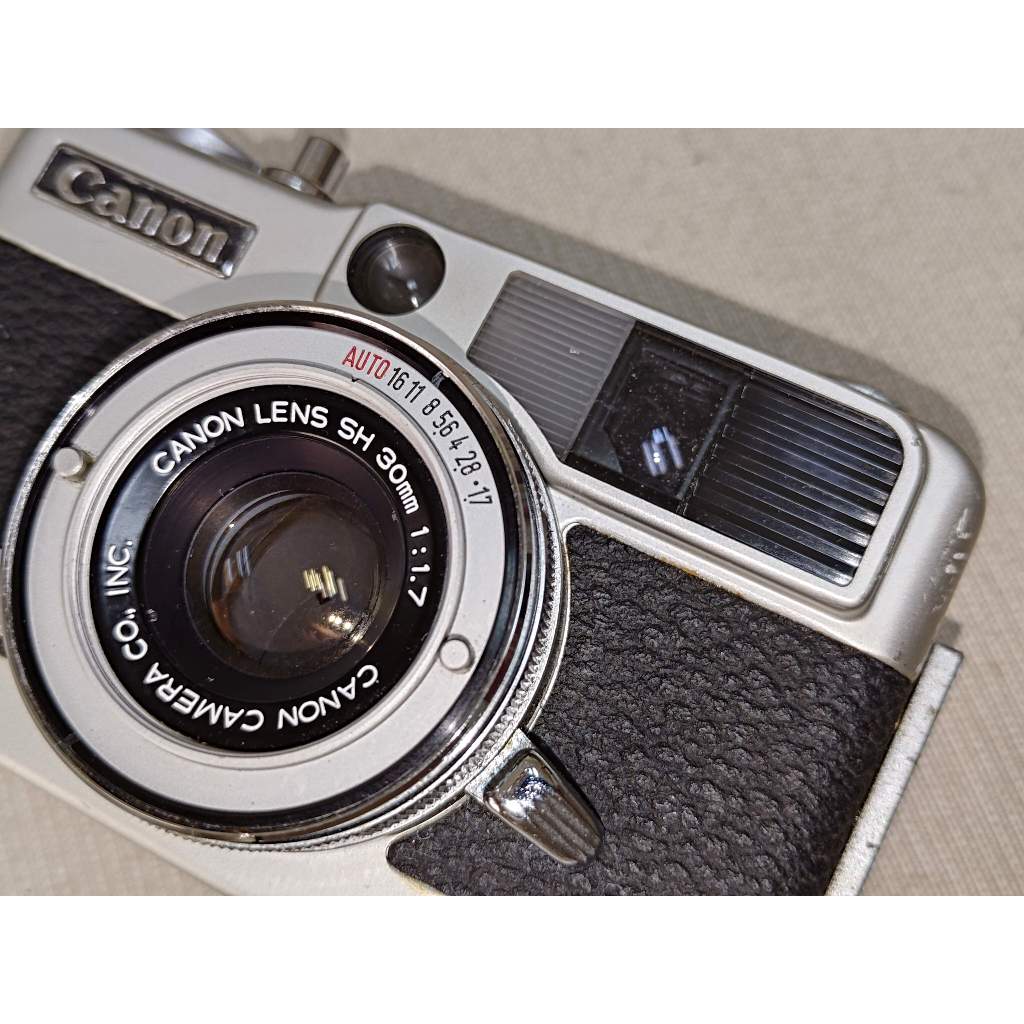 Canon Demi EE17 30mm f/1.7半幅F1.7大光圈30mm廣角手動機械半格底片機