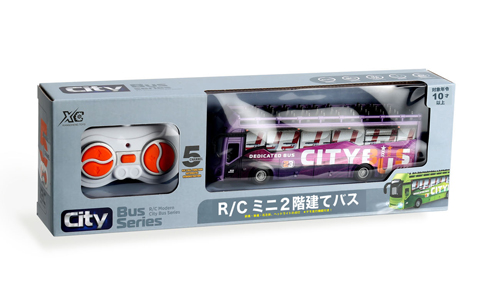 R/C ミニ2階建てバス(紫) – 名城・伝統美 プラモデル | 童友社公式