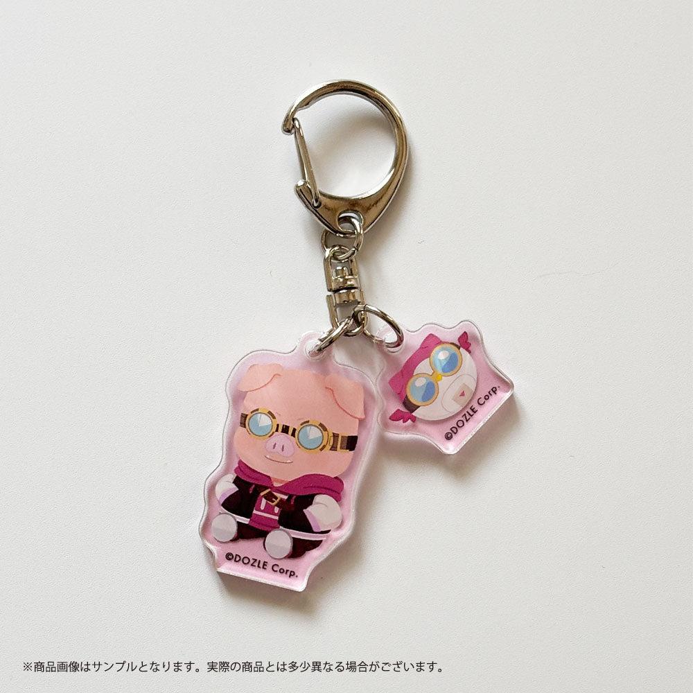 なかよしドズル社 2連アクリルキーホルダー おおはらMEN – ドズル社ストア