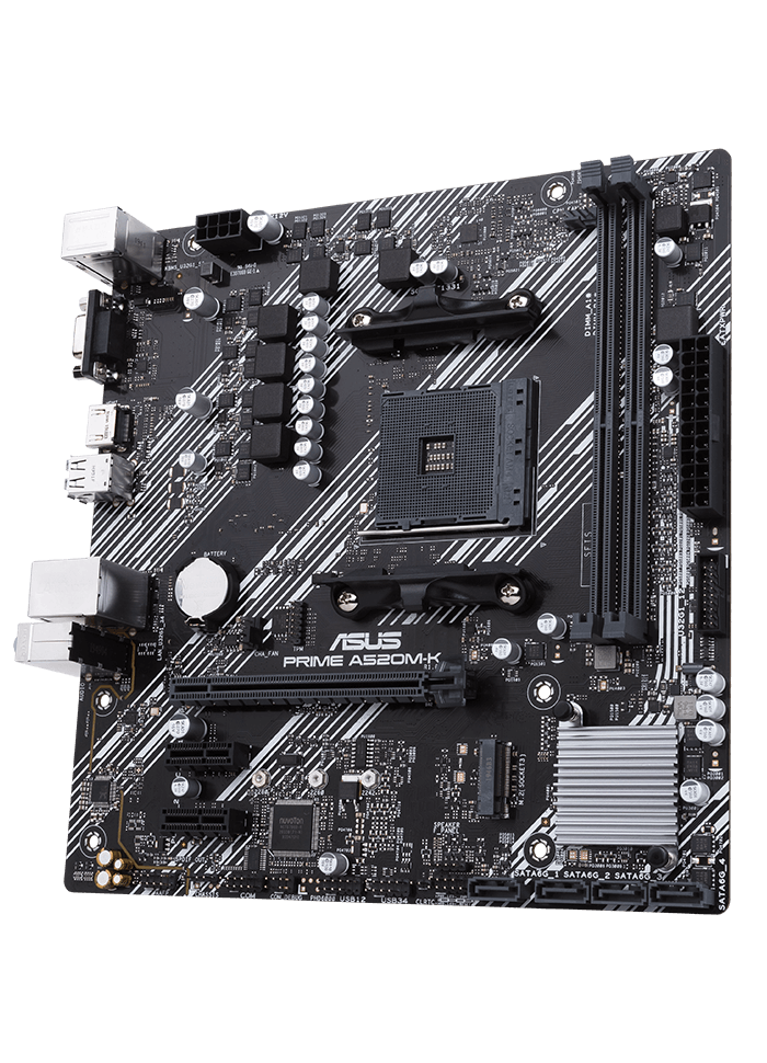 Ryzen5 5600X + Asus A520MK + PCケース セット Ryzen5 5600X + Asus