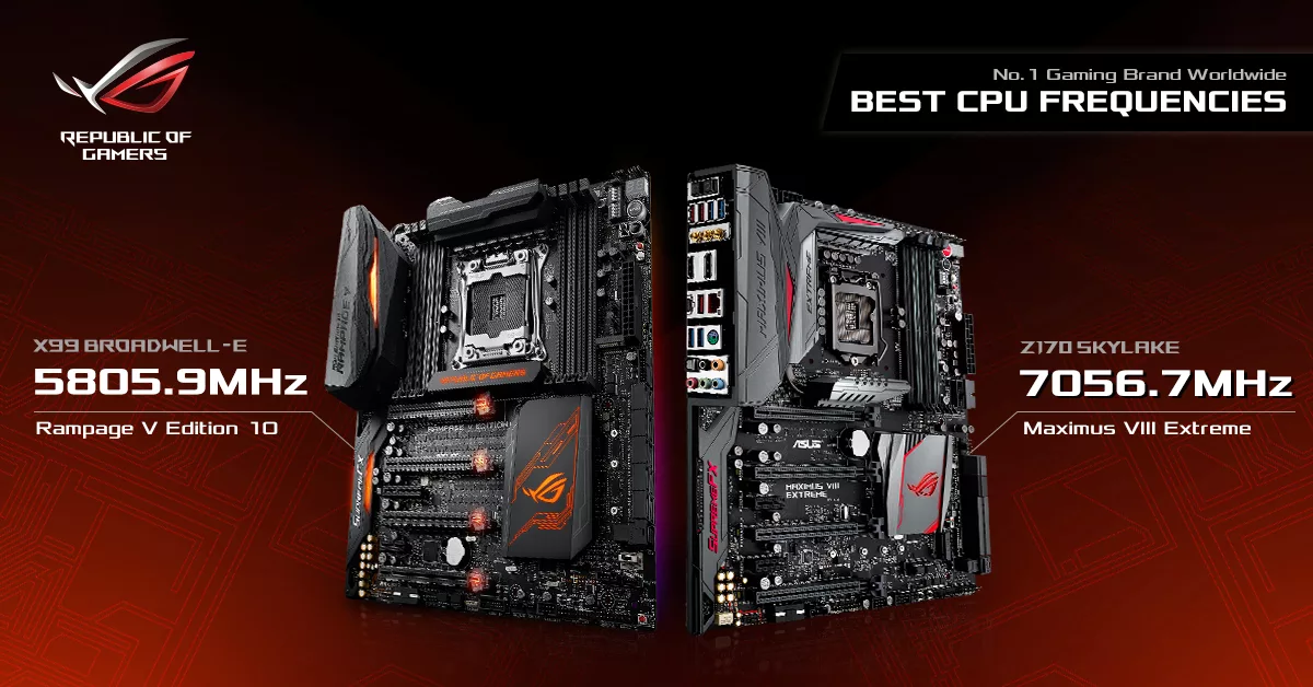 New Highest CPU Frequencies set on Z170 Skylake & X99 Broadwell-E