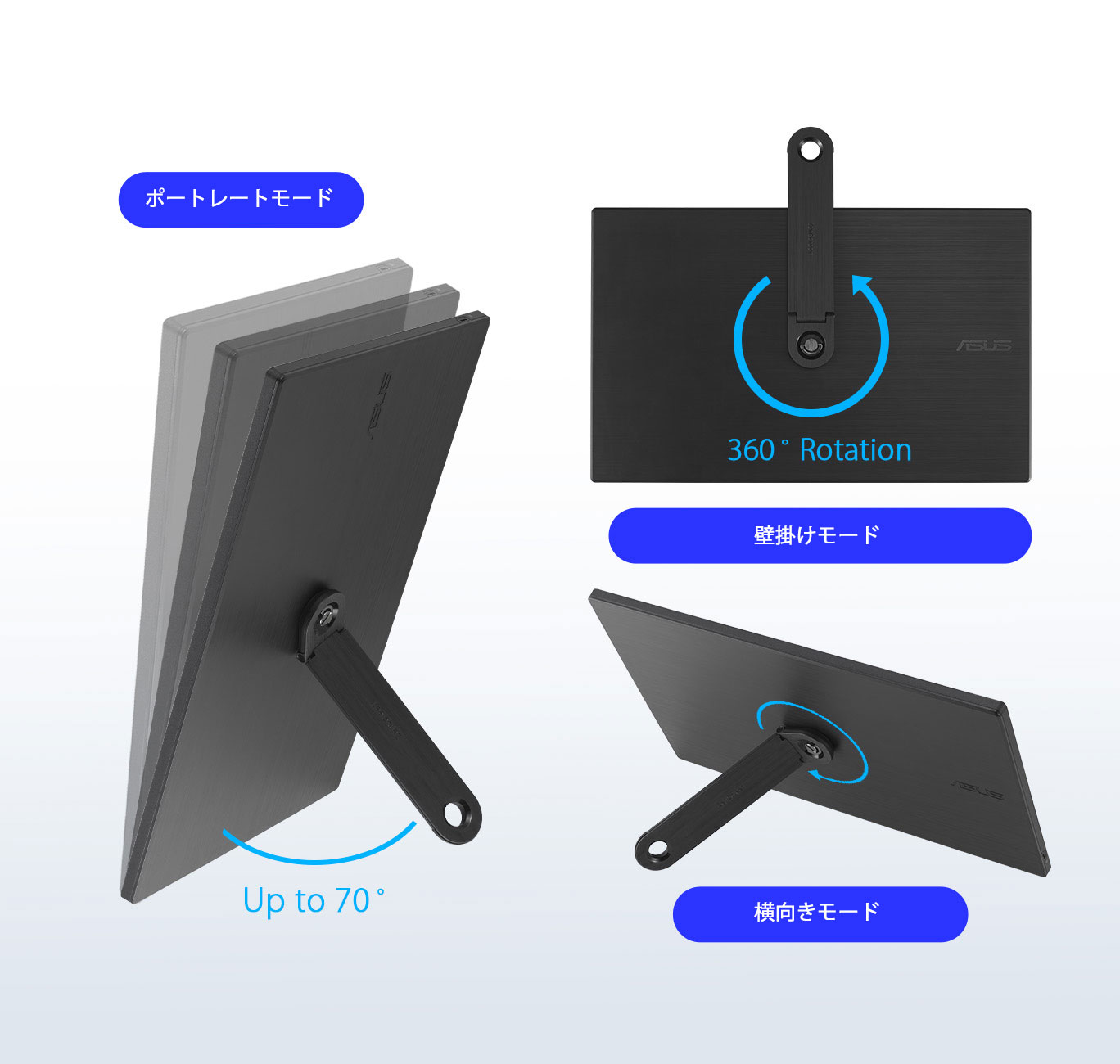 ASUS ZenScreen MB166CR-J｜モニター｜ASUS 日本