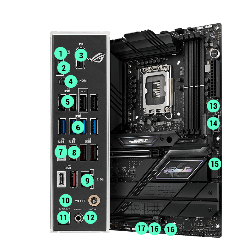 ROG STRIX Z790-F GAMING WIFI II | ROG Strix | Gaming マザーボード
