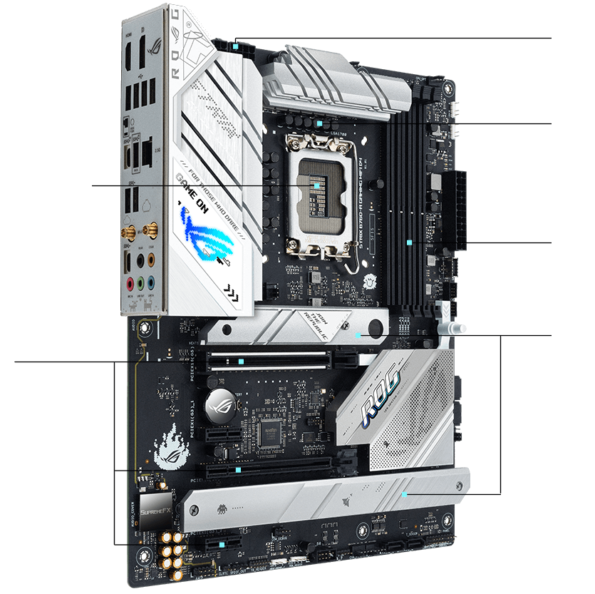 ROG STRIX B760-A GAMING WIFI D4 | ROG Strix | Gaming Motherboards