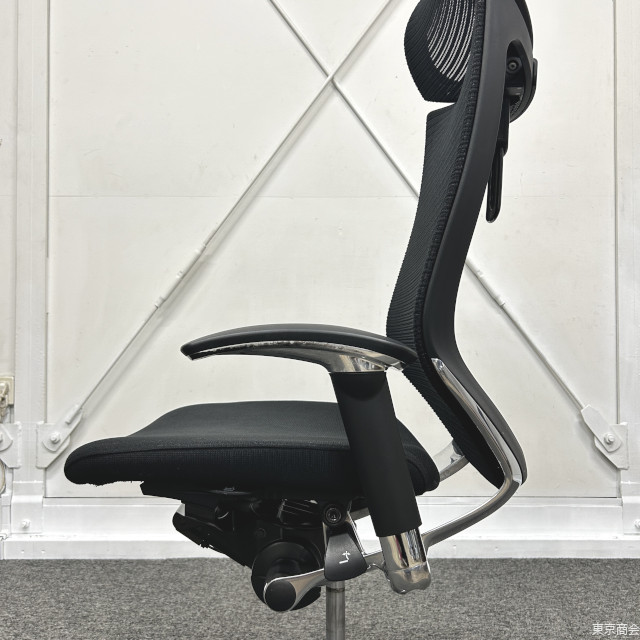 オカムラ オフィスチェア バロン エクストラハイバック 可動肘