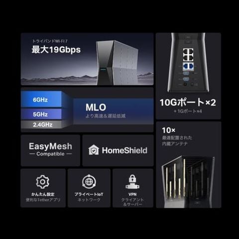 dショッピング |TP-Link(ティーピーリンク) Archer BE805 BE19000 Wi