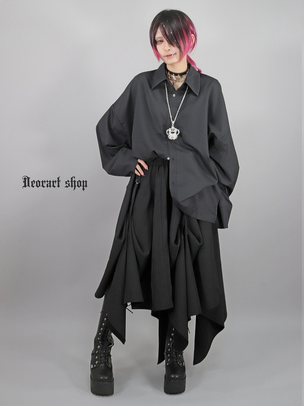 DRT2738 【GOTH CHINA】[無地] アジャスタ付 変形ユニセックス