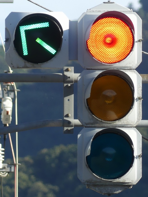 信号機＜福井県＞ 矢印灯器