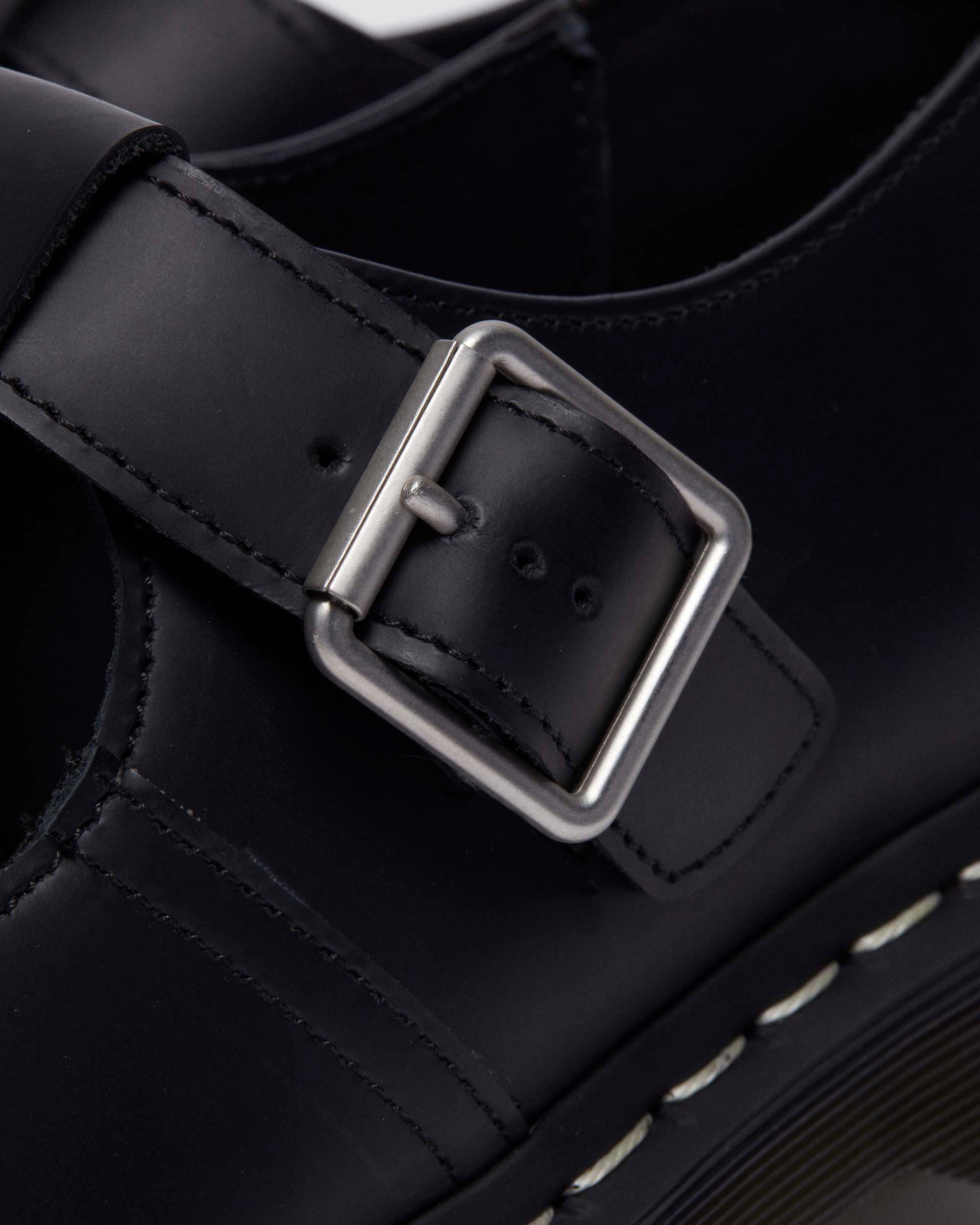 Polley White Stitch Bex Smooth Leather Mary Jane Shoes | Dr