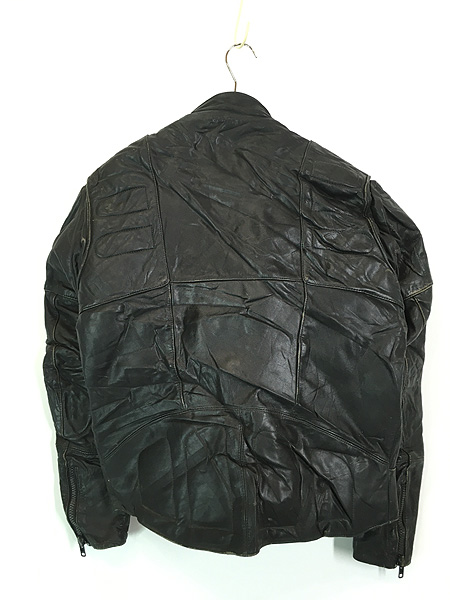 古着 80s Harley Davidson × Hein Gericke パデッド レザー シングル