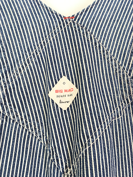 古着 60s USA製 BIG MAC Penneys ヒッコリー デニム ワーク