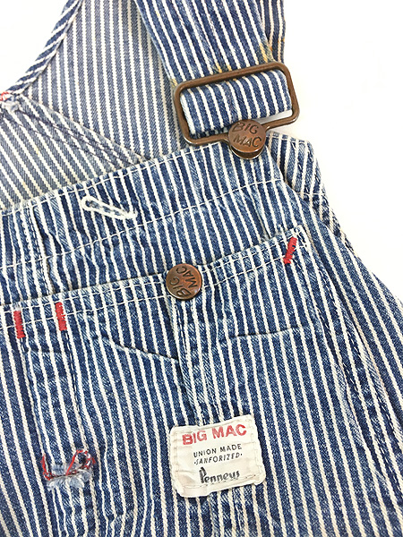 古着 60s USA製 BIG MAC Penneys ヒッコリー デニム ワーク