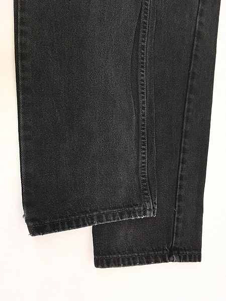 古着 90s USA製 Levi's 505-0260 サルファ スーパー ブラック デニム