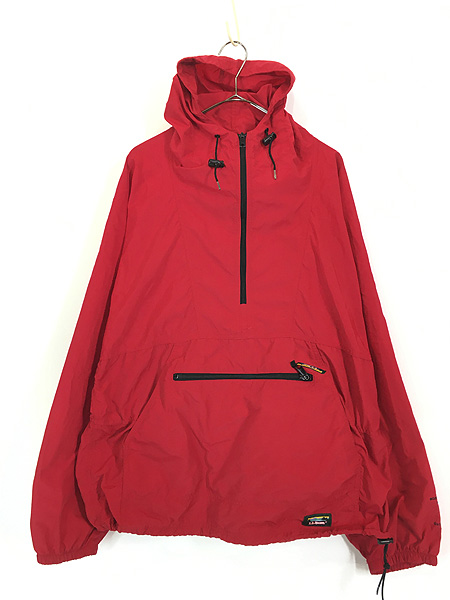 古着 90s LL Bean 山タグ カタディンタグ プルオーバー ナイロン