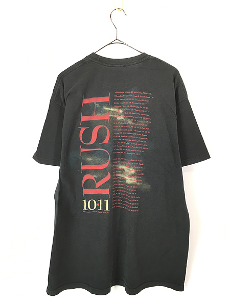 古着 10s RUSH 「TIME MACHINE 10/11 Tour」 ツアー プログレ ヘヴィ