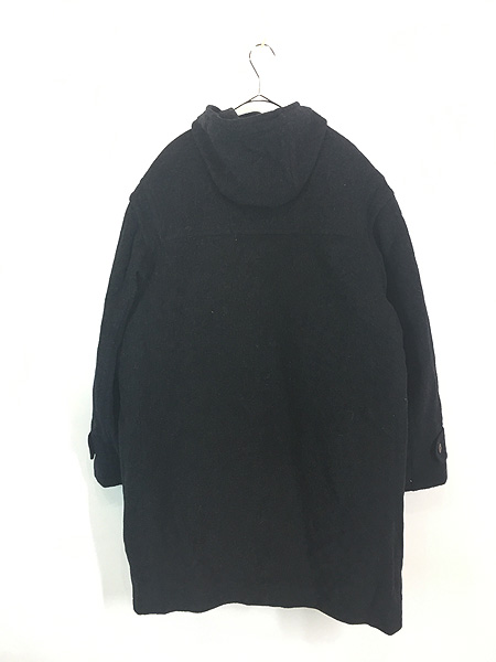 古着 90s LANDS' END トグル ボタン パデッド ウール ダッフル コート