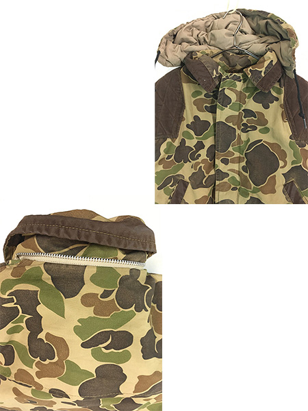 古着 70s Canada製 Woods 貴重!! ダックハンター カモ 迷彩 60/40