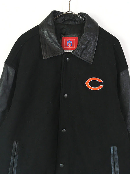 古着 90s Chalk Line NFL Chicago Bears ベアーズ 本革 レザー