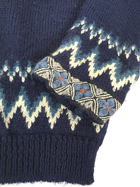 古着 80s Dale of Norway フラワー チロリアン ノルディック