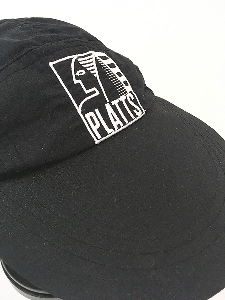 雑貨 古着 90s USA製 PLATTS フロント ワンポイント 刺しゅう ナイロン