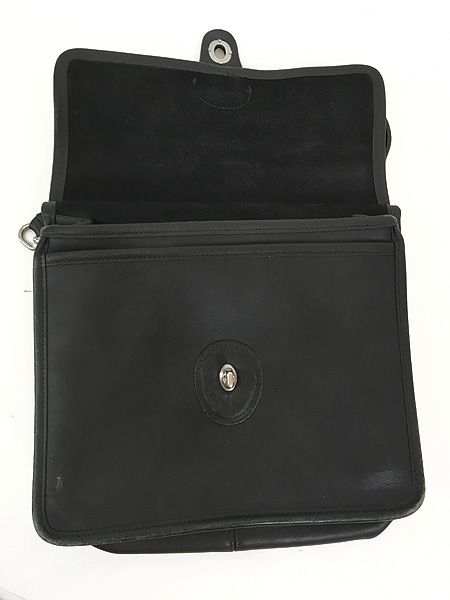 雑貨 古着 90s USA製 OLD COACH 本革 レザー スクエア 2way ショルダー