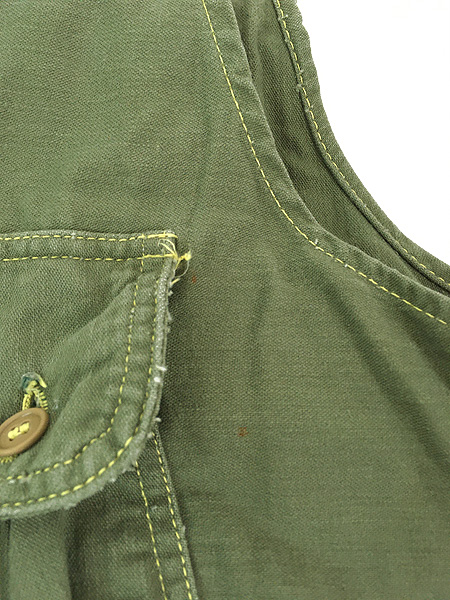 古着 60s LL Bean ハーフムーン ポケット コットン キャンバス