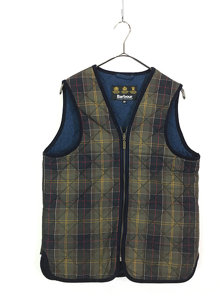 古着 00s 英国製 Barbour 「SL LINER WOOL」 タータン チェック ウール