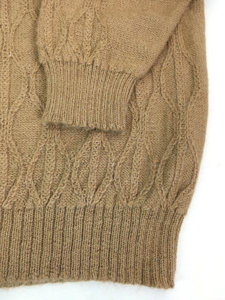 最終売り尽し】古着 90s ペルー製 Alpaca Collection ケーブル編み 100
